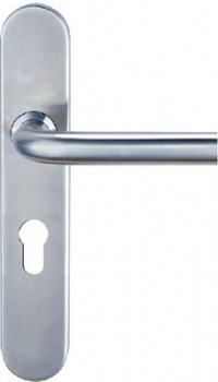 PL001 Stainless Steel Tube Lever Handle with Plate